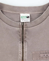 Vintage 2000's Puma Faded Quarter Zip Sweatshirt - S
