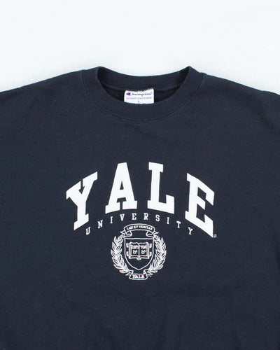 Vintage Y2K YALE University Champion Sweatshirt - L