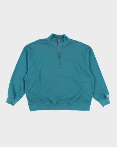 Vintage 2000's Champion Quarter Zip Sweatshirt - XL