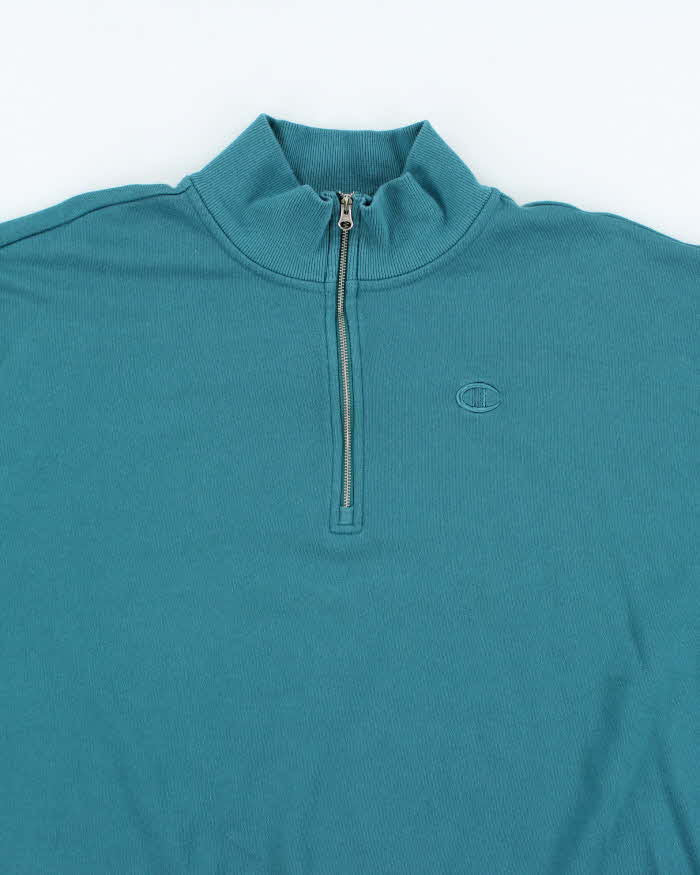 Vintage 2000's Champion Quarter Zip Sweatshirt - XL