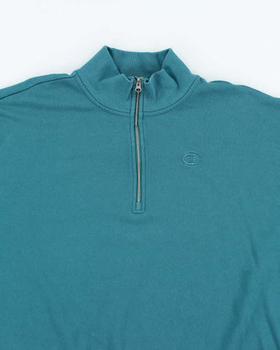 Vintage 2000's Champion Quarter Zip Sweatshirt - XL