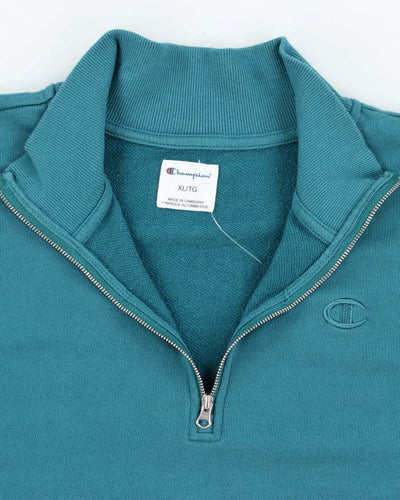 Vintage 2000's Champion Quarter Zip Sweatshirt - XL