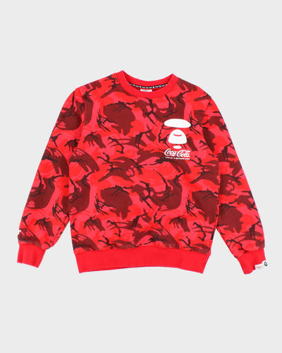 Vintage Ape by Bathing Ape Coca Cola Camo Sweatshirt - S