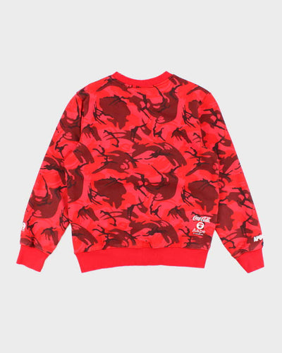 Vintage Ape by Bathing Ape Coca Cola Camo Sweatshirt - S