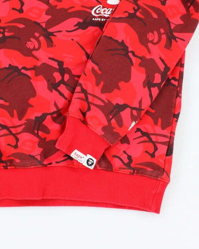 Vintage Ape by Bathing Ape Coca Cola Camo Sweatshirt - S
