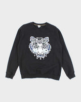 Vintage 2000's Kenzo Embroidered Tiger Sweatshirt - XL