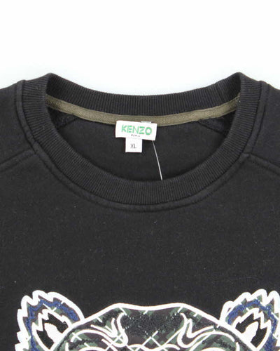 Vintage 2000's Kenzo Embroidered Tiger Sweatshirt - XL