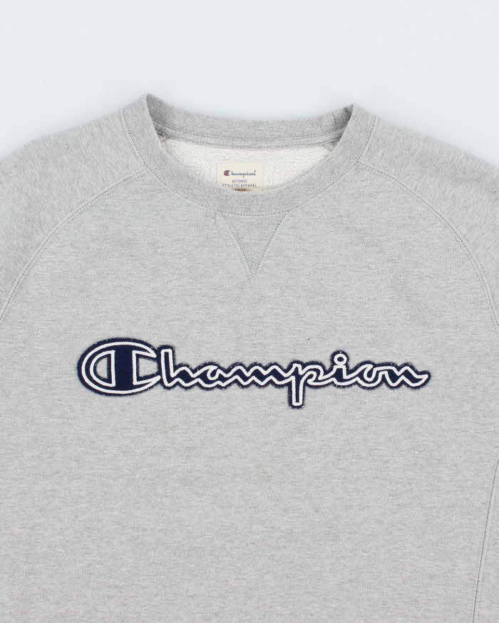 Vintage 2000's Champion Spell Out Logo Sweatshirt - L