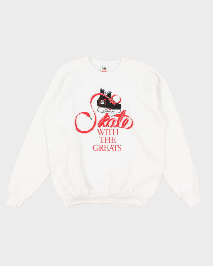 Vintage 90's Skate with the Greats Ice Skate Sweatshirt - XL