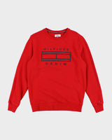Vintage 2000's Tommy Hilfiger Spell Out Logo Sweatshirt - M