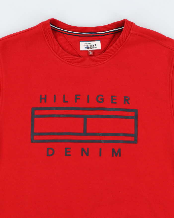 Vintage 2000's Tommy Hilfiger Spell Out Logo Sweatshirt - M