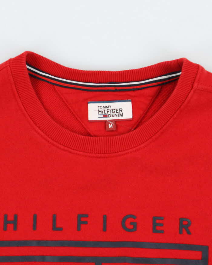 Vintage 2000's Tommy Hilfiger Spell Out Logo Sweatshirt - M