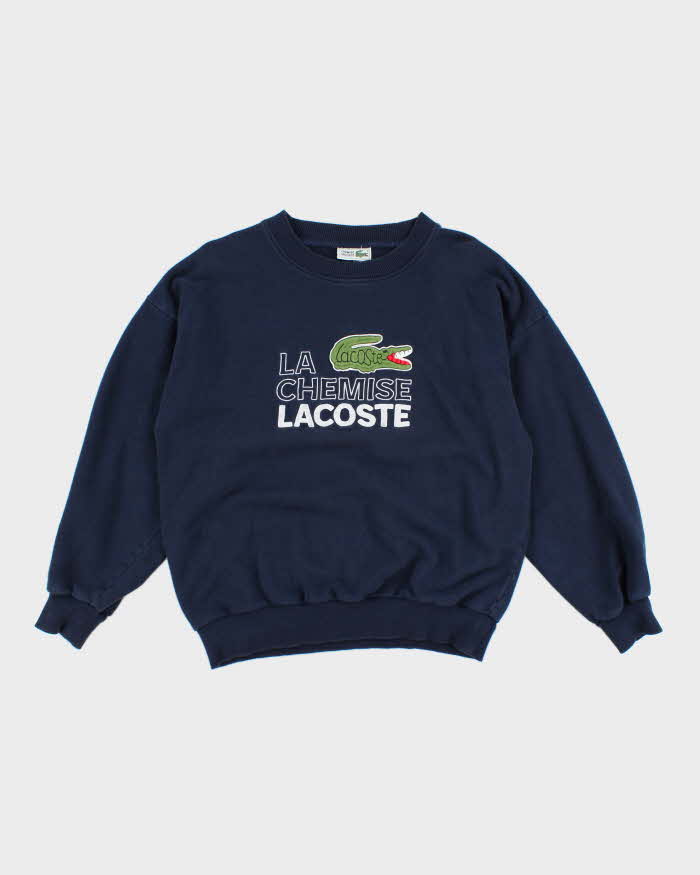 Vintage 2000's Lacoste Embroidered Logo Sweatshirt - M