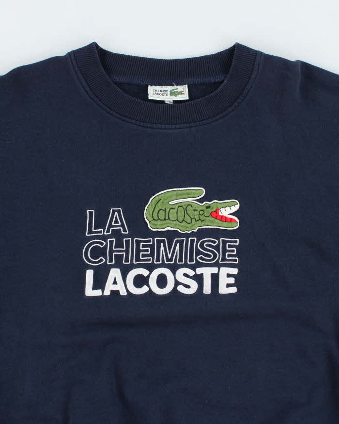 Vintage 2000's Lacoste Embroidered Logo Sweatshirt - M