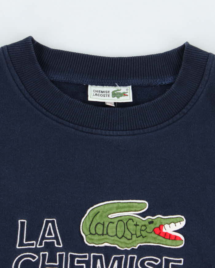 Vintage 2000's Lacoste Embroidered Logo Sweatshirt - M