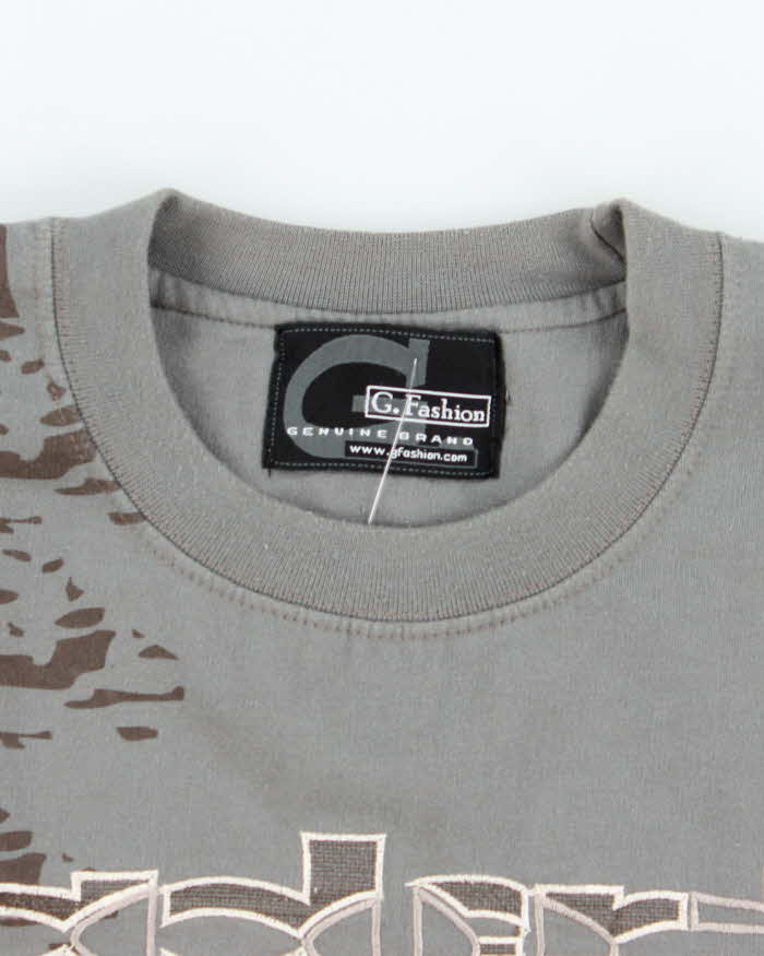 Vintage Y2K Adapt Embroidered Logo Sweatshirt - L