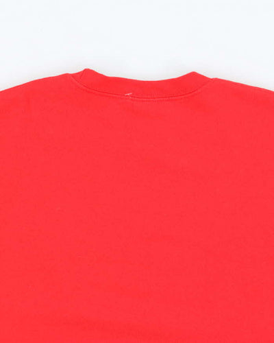 Vintage Y2K Budweiser Spell Out Sweatshirt - L