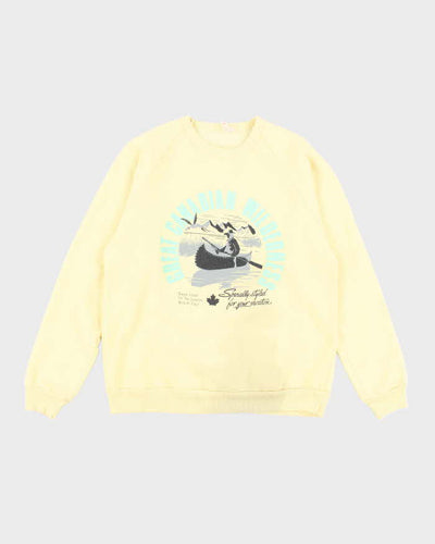 Vintage 90's Canadian Wilderness Graphic Print Sweatshirt - M