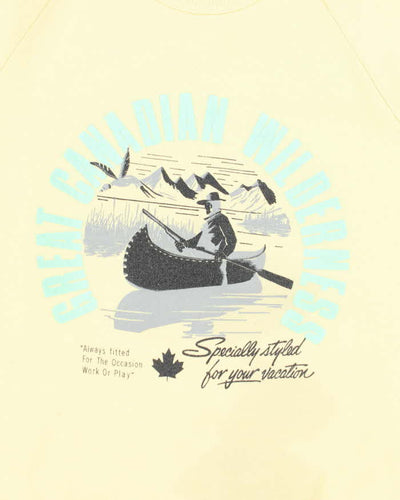 Vintage 90's Canadian Wilderness Graphic Print Sweatshirt - M