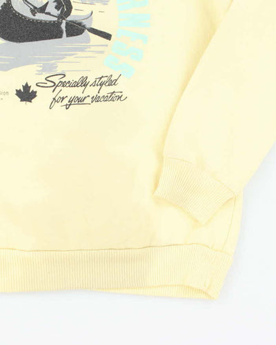 Vintage 90's Canadian Wilderness Graphic Print Sweatshirt - M