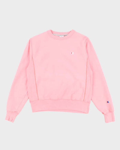 Vintage 2000's Champion Pink Reverse Weave Sweatshirt - S