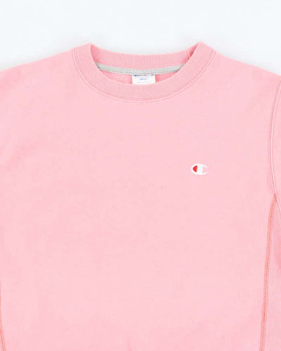 Vintage 2000's Champion Pink Reverse Weave Sweatshirt - S