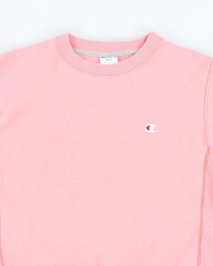 Vintage 2000's Champion Pink Reverse Weave Sweatshirt - S
