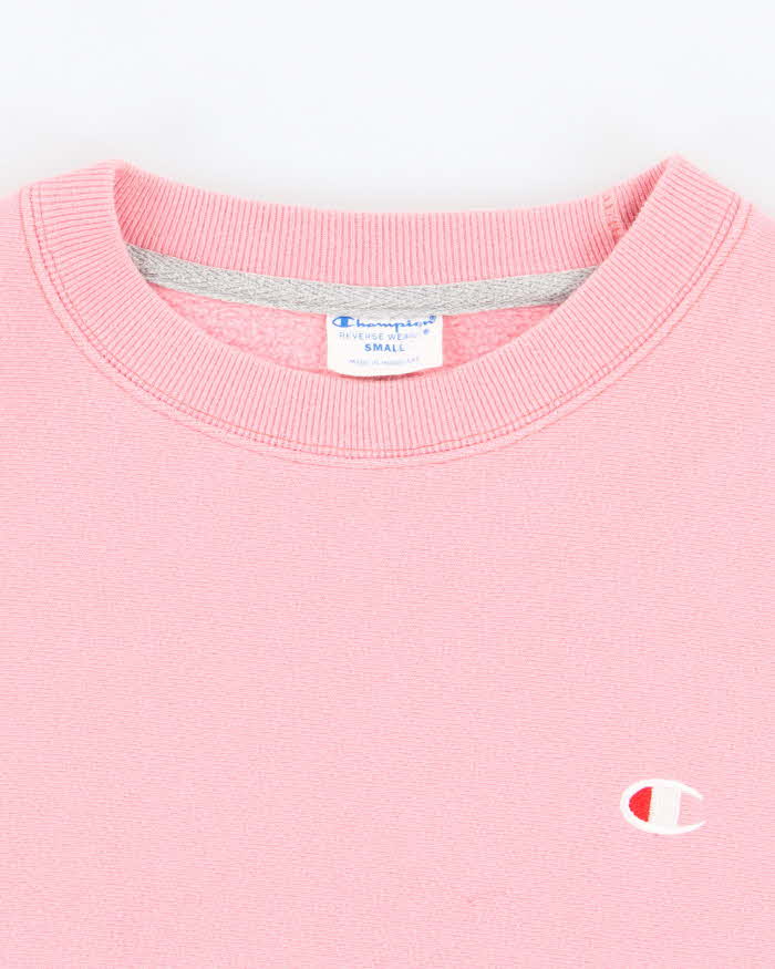 Vintage 2000's Champion Pink Reverse Weave Sweatshirt - S