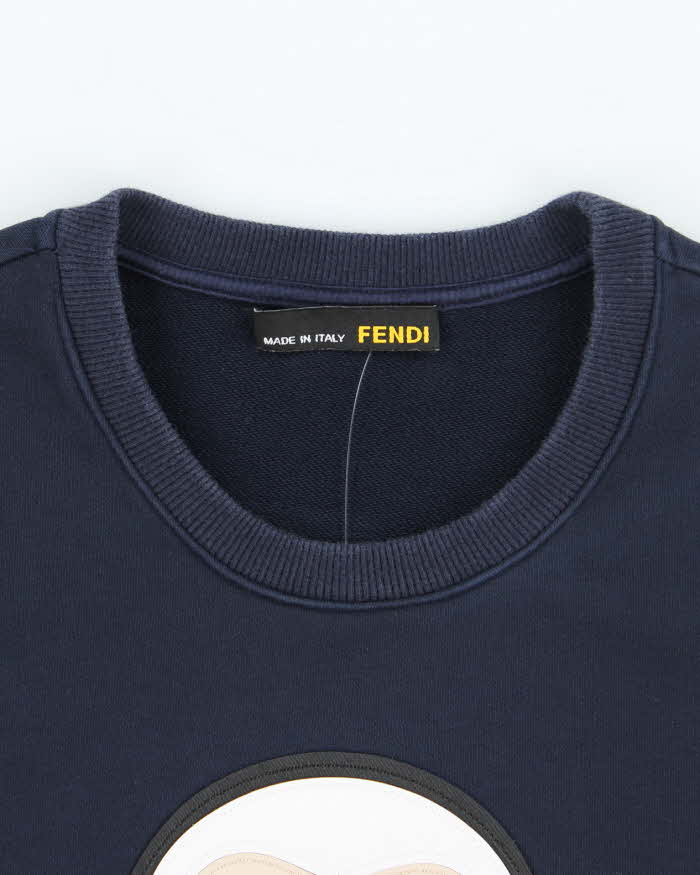 Vintage Y2K Fendi Karl Loves Fendi Graphic Sweatshirt - M
