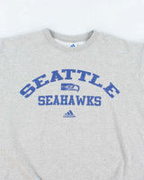 Vintage 2000's Adidas Seattle Seahawks Oversized Sweatshirt - L