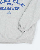 Vintage 2000's Adidas Seattle Seahawks Oversized Sweatshirt - L