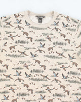 Vintage 2000's Eddie Bauer Duck All Over Print Sweatshirt - S
