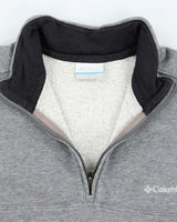 Vintage Y2K Columbia Small Logo Quarter Zip Sweatshirt - M