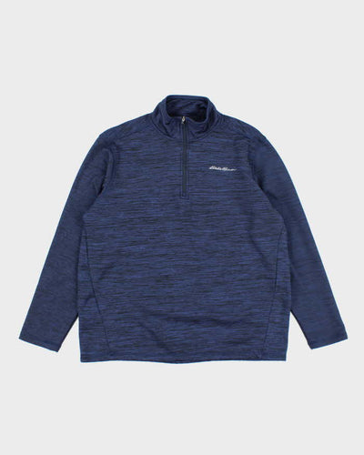 Vintage Y2K Eddie Bauer Lightweight Quarter Zip Sweatshirt - M