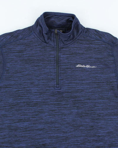 Vintage Y2K Eddie Bauer Lightweight Quarter Zip Sweatshirt - M