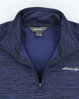 Vintage Y2K Eddie Bauer Lightweight Quarter Zip Sweatshirt - M