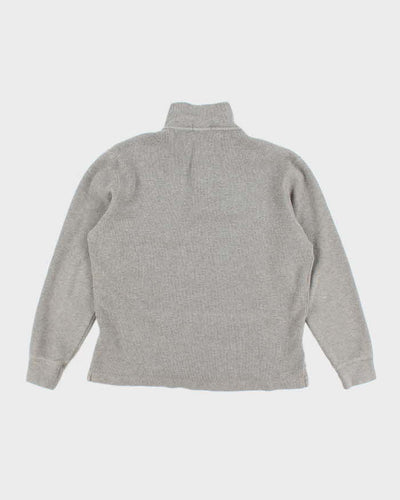 Vintage 2000's Ralph Lauren Small Horse Quarter Zip Hoodie - M