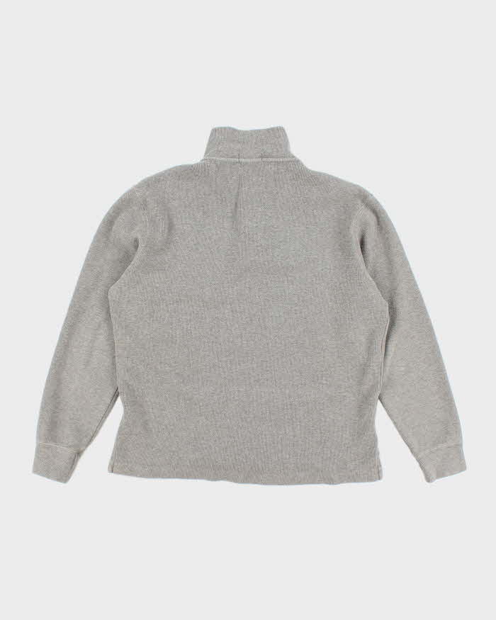 Vintage 2000's Ralph Lauren Small Horse Quarter Zip Hoodie - M