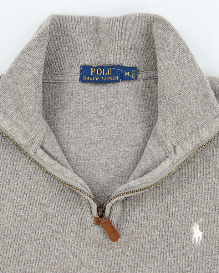 Vintage 2000's Ralph Lauren Small Horse Quarter Zip Hoodie - M
