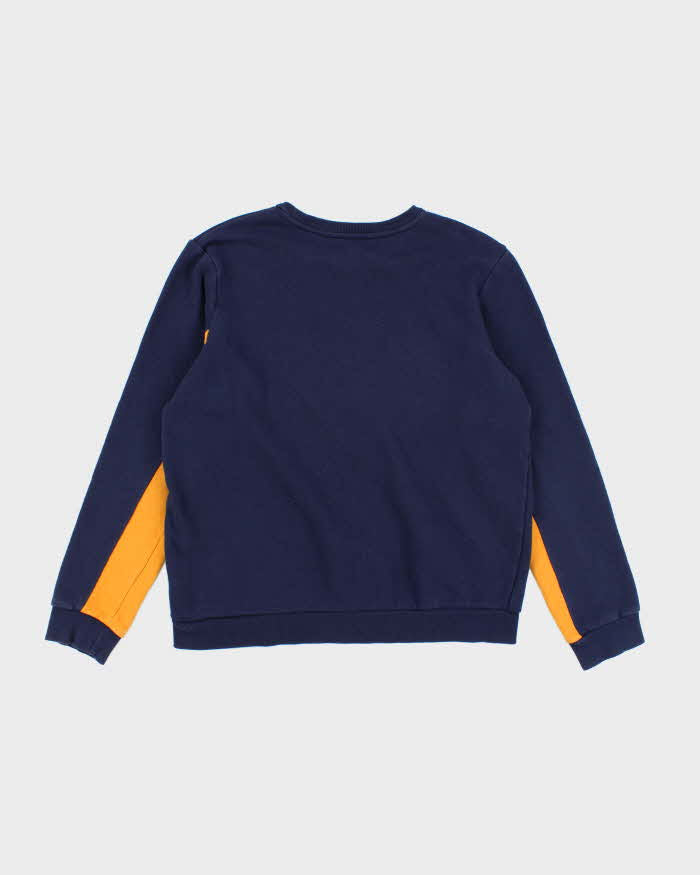 Vintage Y2K Guess Spell Out Two-Tone Sweatshirt - M