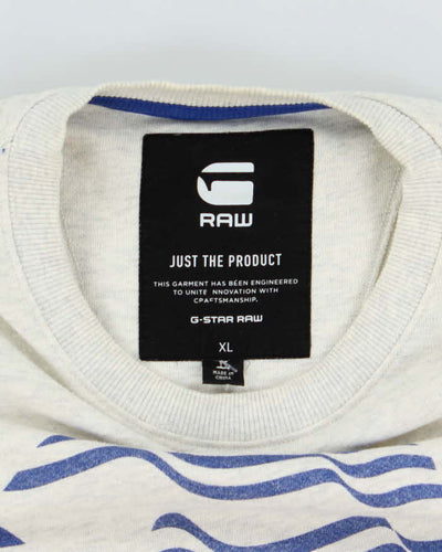 Vintage Y2K G-Star Raw Oversized Graphic Sweatshirt - XL