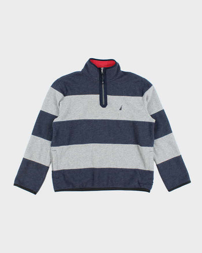 Vintage 00s Nautica Quart-Zip Sweatshirt - M
