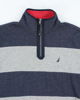 Vintage 00s Nautica Quart-Zip Sweatshirt - M