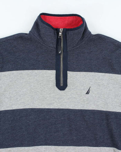 Vintage 00s Nautica Quart-Zip Sweatshirt - M