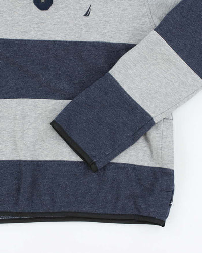 Vintage 00s Nautica Quart-Zip Sweatshirt - M