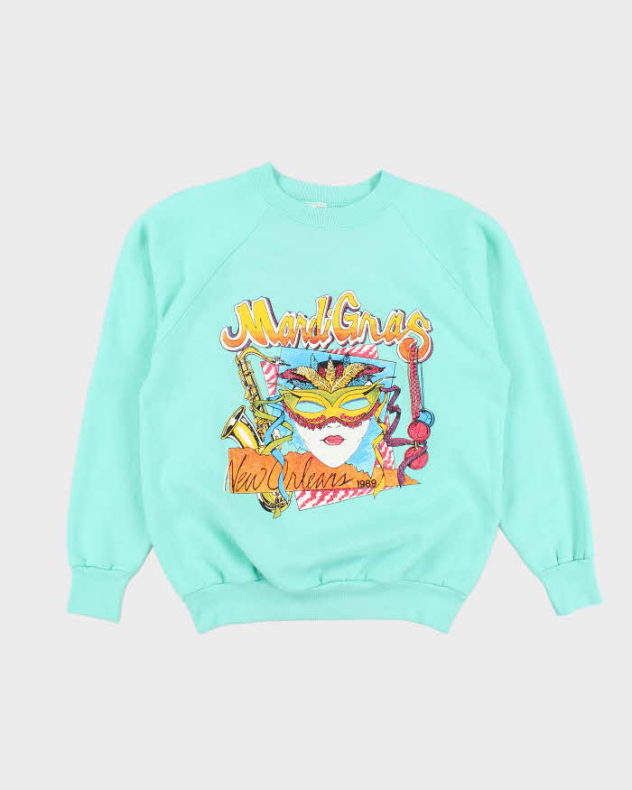 Vintage 80s New Orleans Mardi Gras 1989 Sweatshirt - L