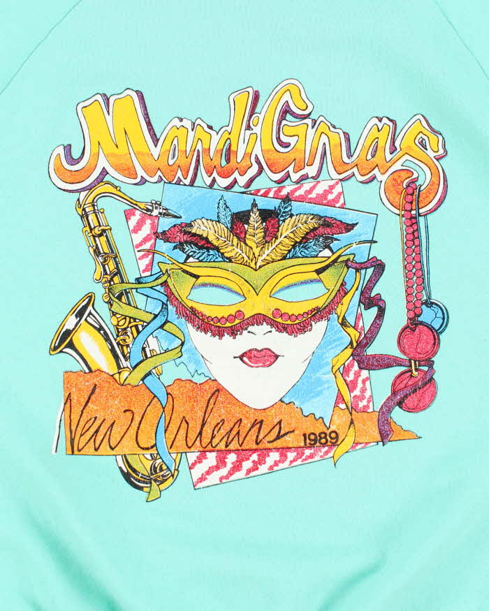 Vintage 80s New Orleans Mardi Gras 1989 Sweatshirt - L