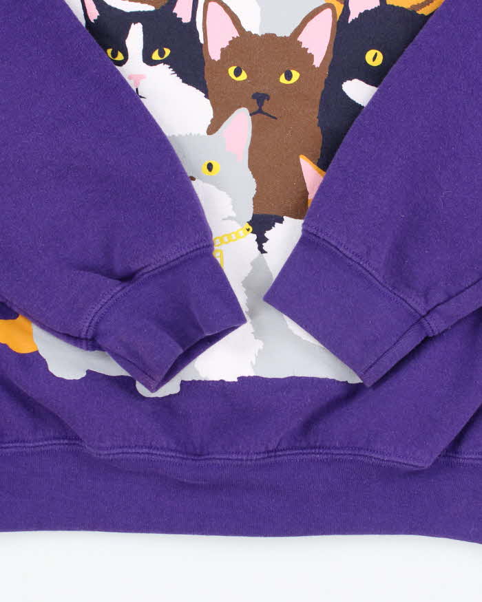 Vintage Y2K Enjoi Big Cats Logo Sweatshirt - M