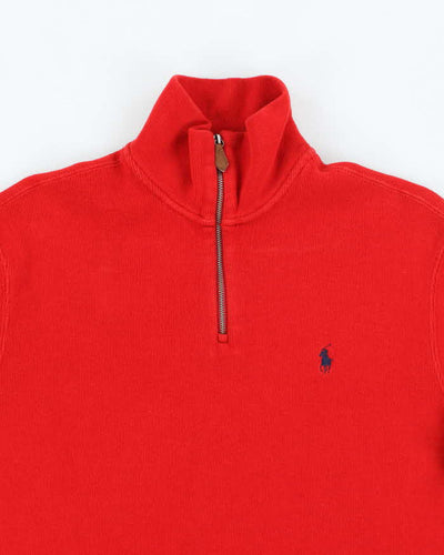Vintage 2000's Ralph Lauren Small Horse Quarter Zip Sweatshirt - M