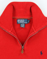 Vintage 2000's Ralph Lauren Small Horse Quarter Zip Sweatshirt - M
